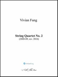 String Quartet #2 Score and Parts cover